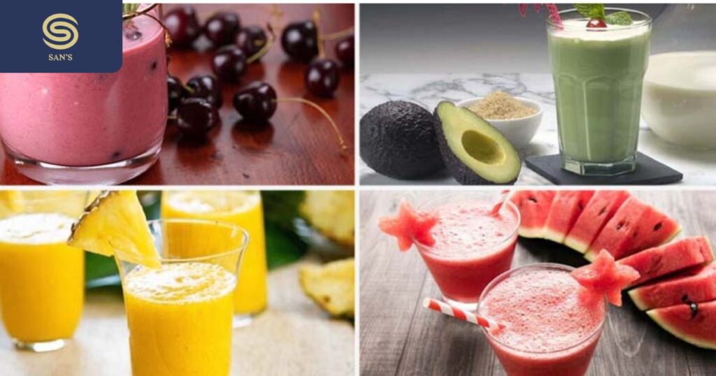 Fruit Smoothies (Sinh Tố Hoa Quả)